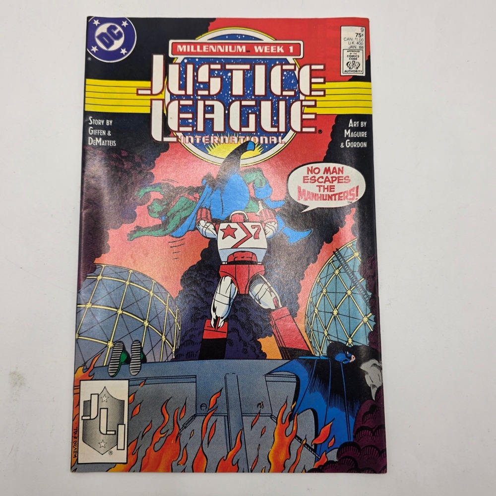 DC Comics Justice League International 9 Jan‎ 1988 Millennium Week 1 Copper Age